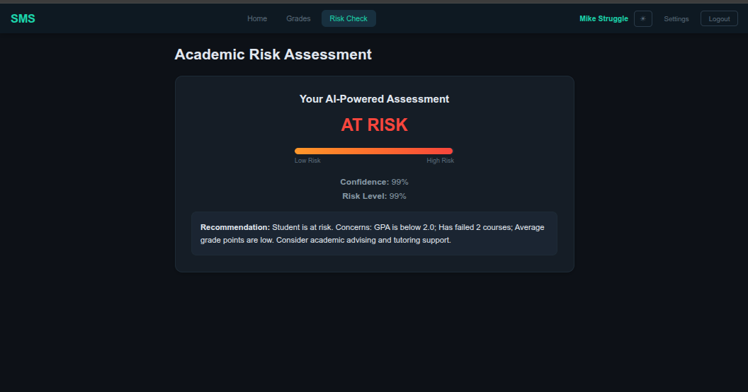 At risk student